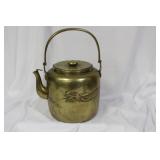 A Vintage Chinese Brass Teapot