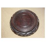 Well Carved Asian Wooden Stand