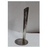 A Single Silverplated Candle Holder