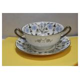 A Wedgwood Soup Bowl and Saucer/Underplate