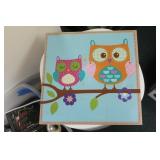 Owl Print on Canvas