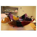 Signed Artglass Bowl