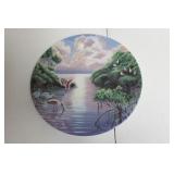 'Radient Sunset Over The Everglades' Plate