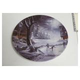 Collector's Plate 'Moonlight Skater' by H.T.Becker