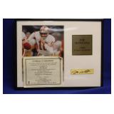 A Joe Montana Autograph