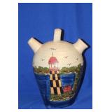 A Nautical Scene Stoneware Jug