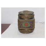 A Chinese Cloisonne Lidded Jar