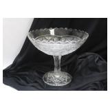 A Pressed Glass Compote