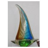 Beautiful Art Glass Boat