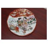 A Japanese Kutani Bread Plate