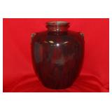 A Japanese Awaji Pottery Jar with Handles