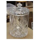 Cut Glass Jar