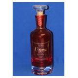 A Ruby Red Artglass Decanter