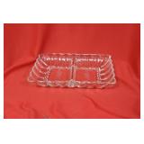 An Etched Glass Dish