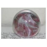 Marked Art Glass Paperweight