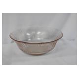 A Pink Depression Glass Bowl