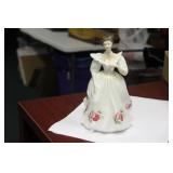 A Hand Signed Royal Doulton Figurine- 'April'