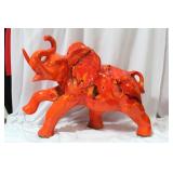 A Large Ceramic Elephant