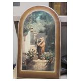 Reproduction Print of Spitzweg on Board