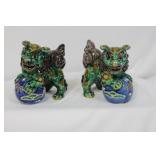 A Pair of Japanese Foo Lions