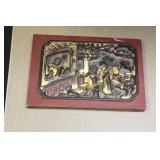 Antique/Vintage Chinese Wood Panel