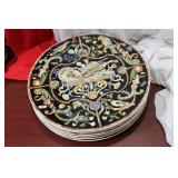 Set of 6 Beautiful Villeroy and Boch Dinner Plates