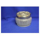 Satin Glass Jar with Lid