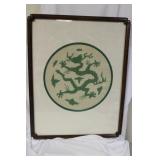 A Chinese Needlepoint Dragon