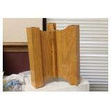 A Modern Style Wood Candle Holder