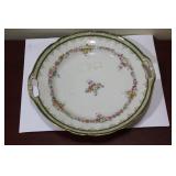A Limoges? Two Handle Plate