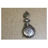 Small Little Russian Silver Parfume Bottle