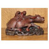 Antique / Vintage Chinese / Asian Rosewood Ox