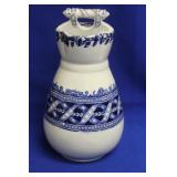 A Vintage Blue and White Argyle Vase?
