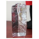 A Modern Style Triangle Glass Candle Holder