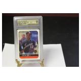 A Graded Rookie Card of Chin Hui