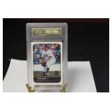 A Graded Tiger Wang Baseball Card