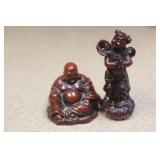 Lot of 2 Resin Miniature Figurines