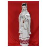 An Antique Signed Chinese Porcelain Kwan Yin