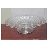 A Heisey Glass Center Piece Bowl