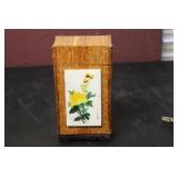 A Bamboo Tea Canister