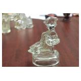 A Glass Girl with Two Ducks