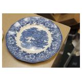 Staffordshire Village Scene Dinner Plate