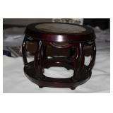 Marble top Chinese Rosewood Stand
