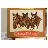 Rolling Rock Beer Advertising Board