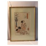 A Japanese Woodblock Print by Toyokuni III.