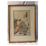 A Japanese Woodblock Print by Toyokuni III.