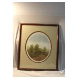 A Framed Lithograph by Dominguez?