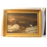 A Signed Oil on Canvas