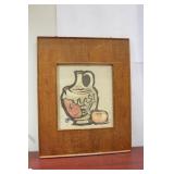 A Japanese Mid Century Modern Watercolour