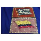 Lot of 2 Vintage Tobacco Flags